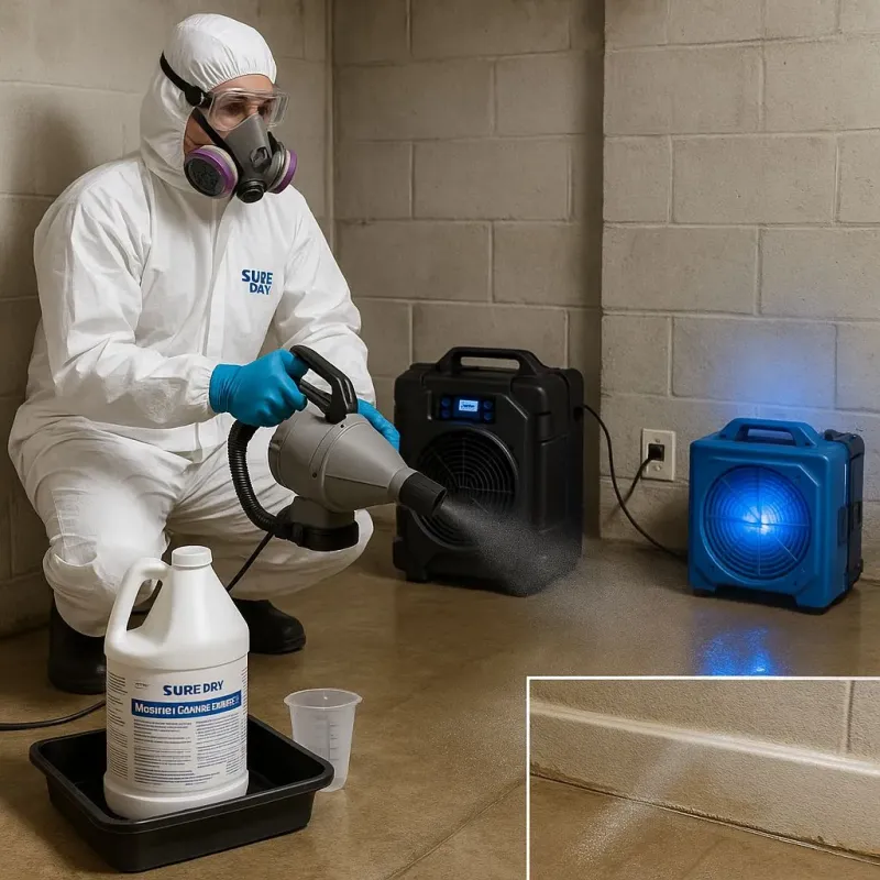 Sanitization and Odor Removal process in Ennis, TX