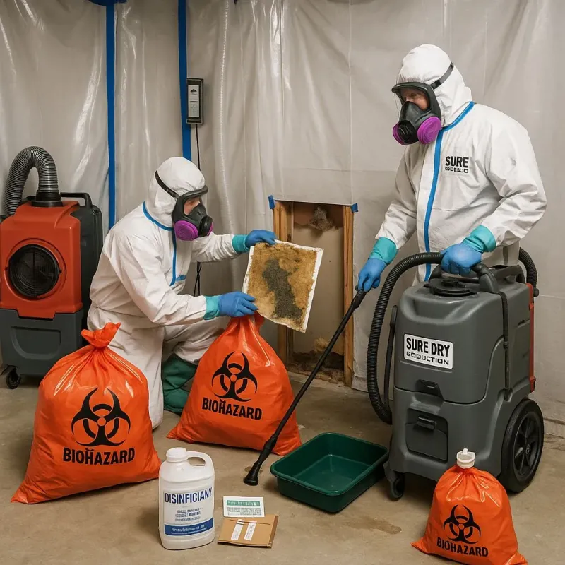 Contaminated Water Handling Protocols process in Ennis, TX